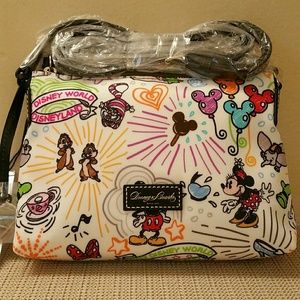 Disney Sketch Nylon Crossbody
